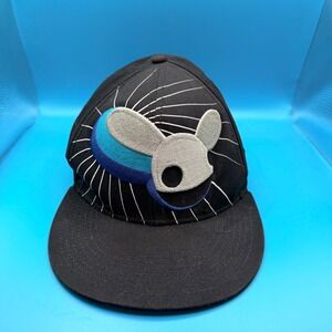 Deadmau5 Snapback Hat Black Blue Mau5head Logo Embroidered Cap Concept One